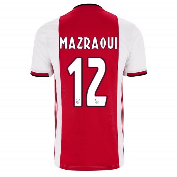 Camiseta Ajax 1ª Mazraoui 2019-2020 Rojo